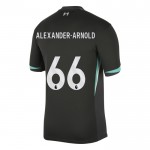 Günstige Fußballtrikots Liverpool Alexander-Arnold 66 Kinder Auswärtstrikot 2024-25 Kurzarm